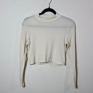 Altar'd State Cream Long Sleeve Tee